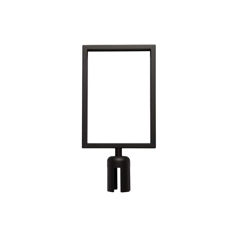 Sjqka - A4 message board, vertical, with strap, black, A4 vertical