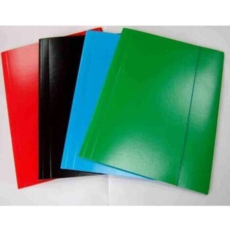 A4 Ordner mit Gummizug - bunte Dokumentenmappen