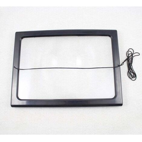 A4 reading magnifier for full pages with 4 LED lights and 3x magnification