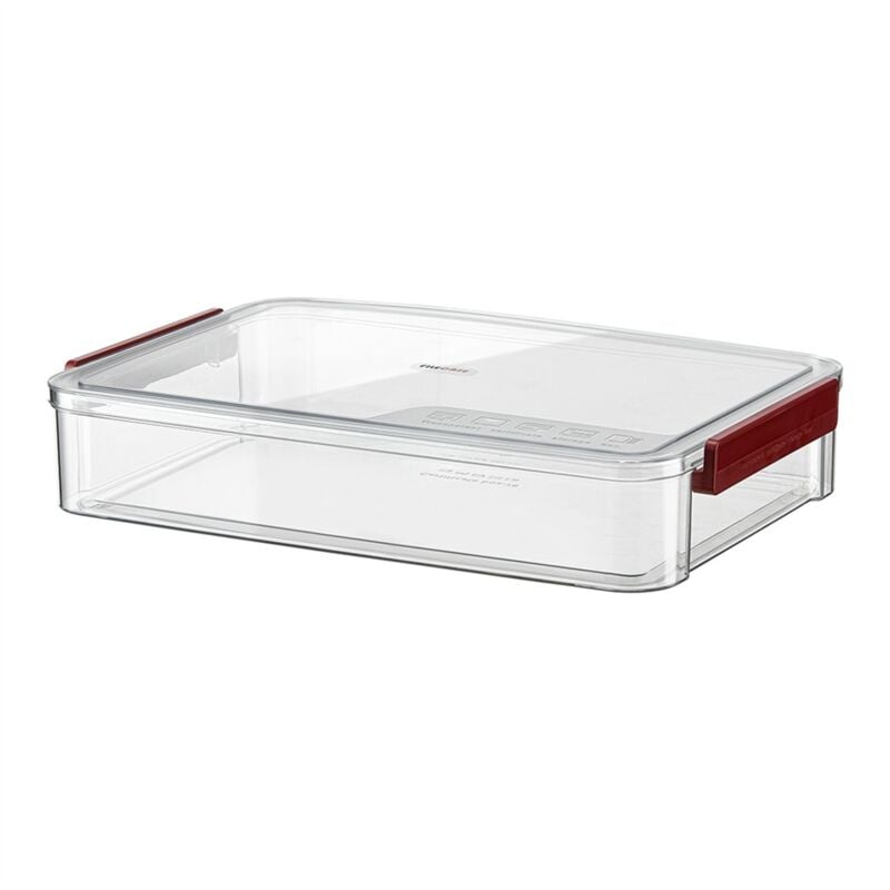 Image of A4 Transparente Aufbewahrungsbox Tragbares Kunststoffdokument Claret