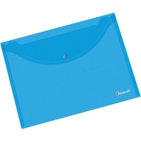 A4-Umschlagmappe, transparent blau