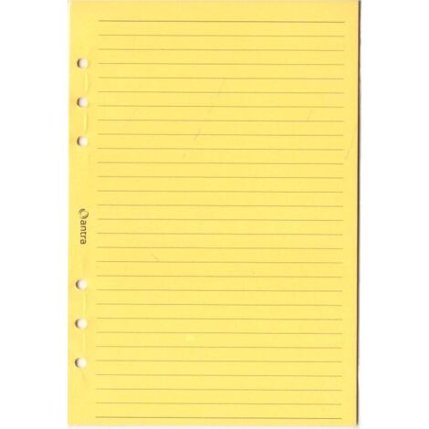A5 Organizer-Einlage, gelbe Linie