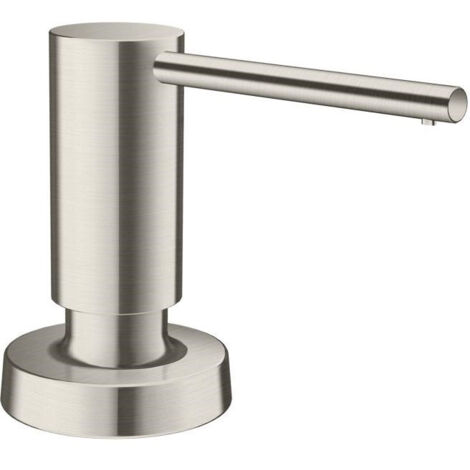 A51 Distributeur de liquide vaisselle aspect acier inox