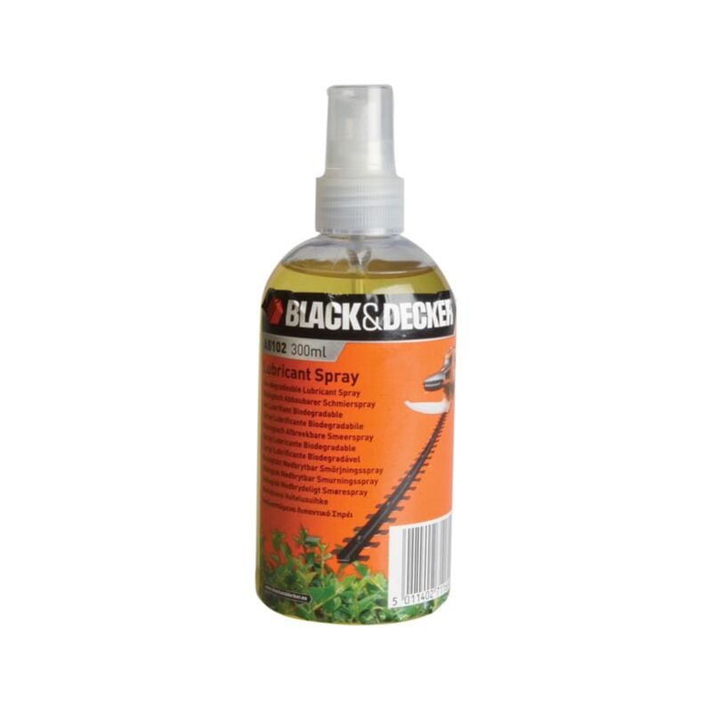 Black and Decker A6102 Hedge Trimmer Oil Spray 300ml B/DA6102