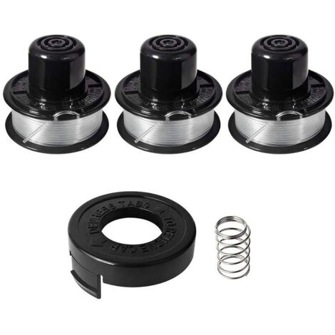 A6226 Bobina di filo compatibile con Black and Decker ST4400 ST4500 ST5000 GL250 GL310 GL360 GL360SB, bobina di filo trimmer per Black and Decker a6226 gl360 lungo 6 m, diametro 1,6 mm (3+1+1pz)