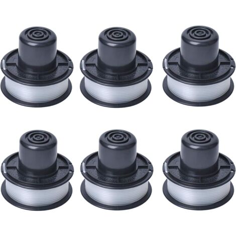 A6226 Fadenspule kompatibel mit Auftipp Automatik-Rasentrimmer GL250 / GL310 / GL360 / GL360SB mit 6 m Faden, 6er-Pack