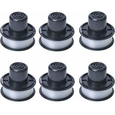 A6226 Spule mit 6 m Faden, kompatibel mit Auftipp GL250 / GL310 / GL360 / GL360SB automatischen Rasentrimmern, 6er-Packung