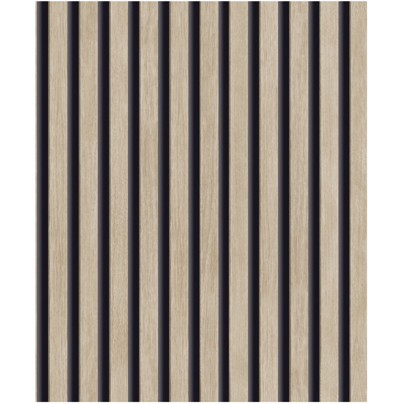 Grandeco - A63601 - Papier Peint Vinyle Grainé Sur Intissé Bois Hermès Chêne Clair