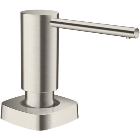 A71 Distributeur de liquide vaisselle aspect acier inox