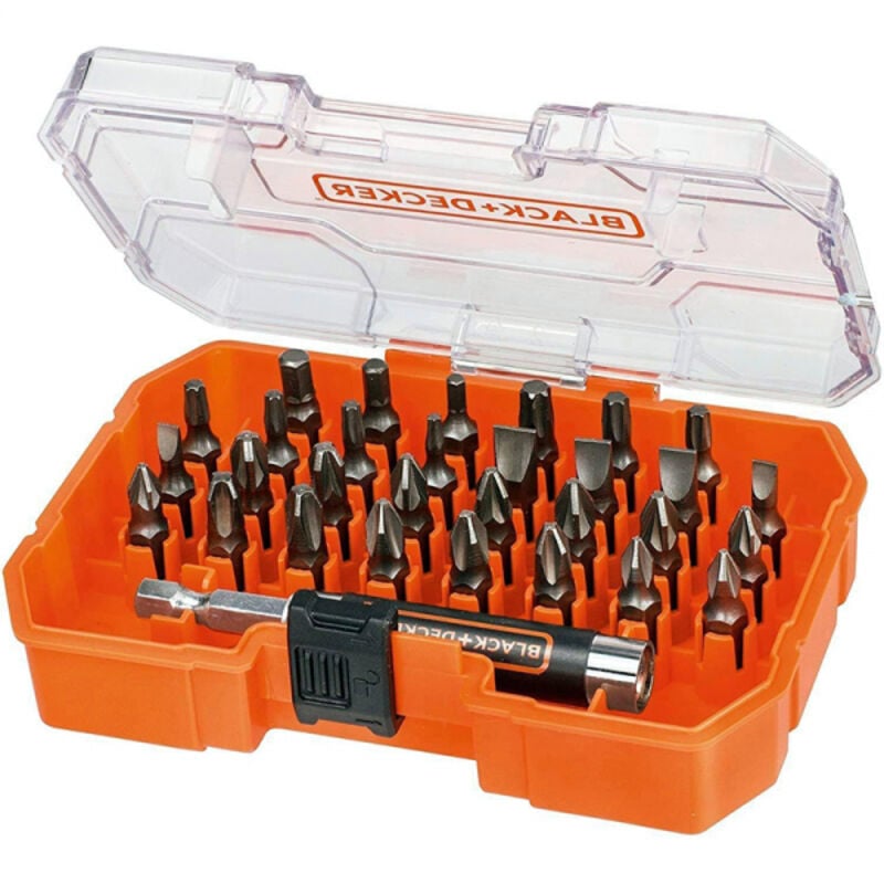 Black&decker - Coffret d'embouts de tournevis et adaptateur Black&Decker A7228-XJ 31 pièces