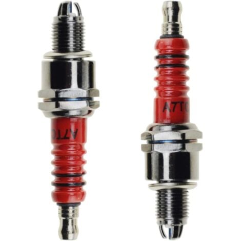 SOEKAVIA A7TC A7TJC 3-Elektroden-Zündkerze für GY6 Quads 50ccm-125ccm Moped - RW