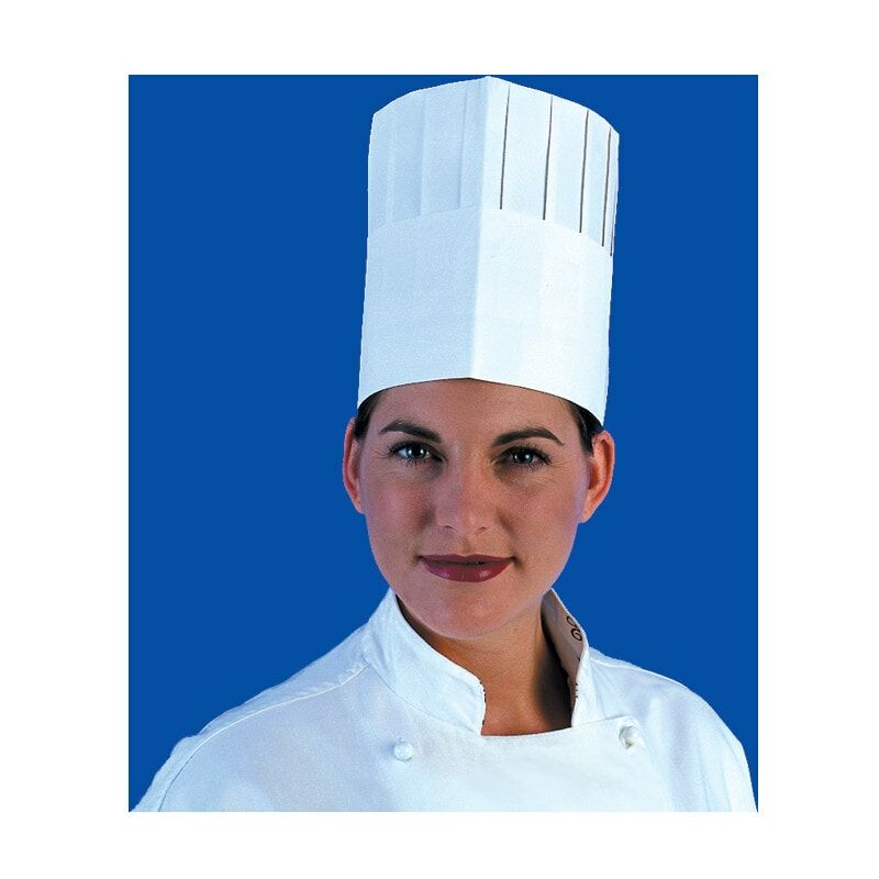 Pal A82110 Pleated Toque Chefs Headwear (Pk-50)