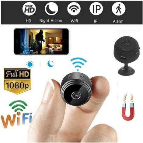 A9 HD 1080P Mini Caméra Sans Fil Wifi Sécurité Cam Vision Nocturne Détection de Mouvement