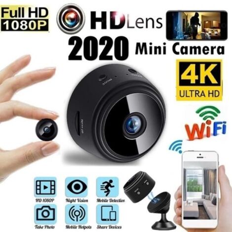 A9 Mini caméra App Full HD 1080P 4K caméra 150 degrés Angle de vision sans fil WiFi IP réseau moniteur sécuri