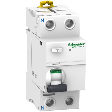 SCHNEIDER ELECTRIC Interrupteur différentiel modulaire bipolaire Schneider Acti9 iID 63A / 30mA type AC