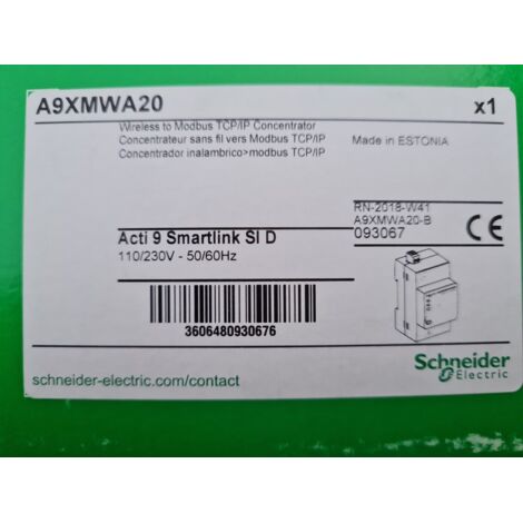 A9XMWA20 Smartlink Si D , CONCENTRATEUR sans fil vers  Modbus TCP / IP