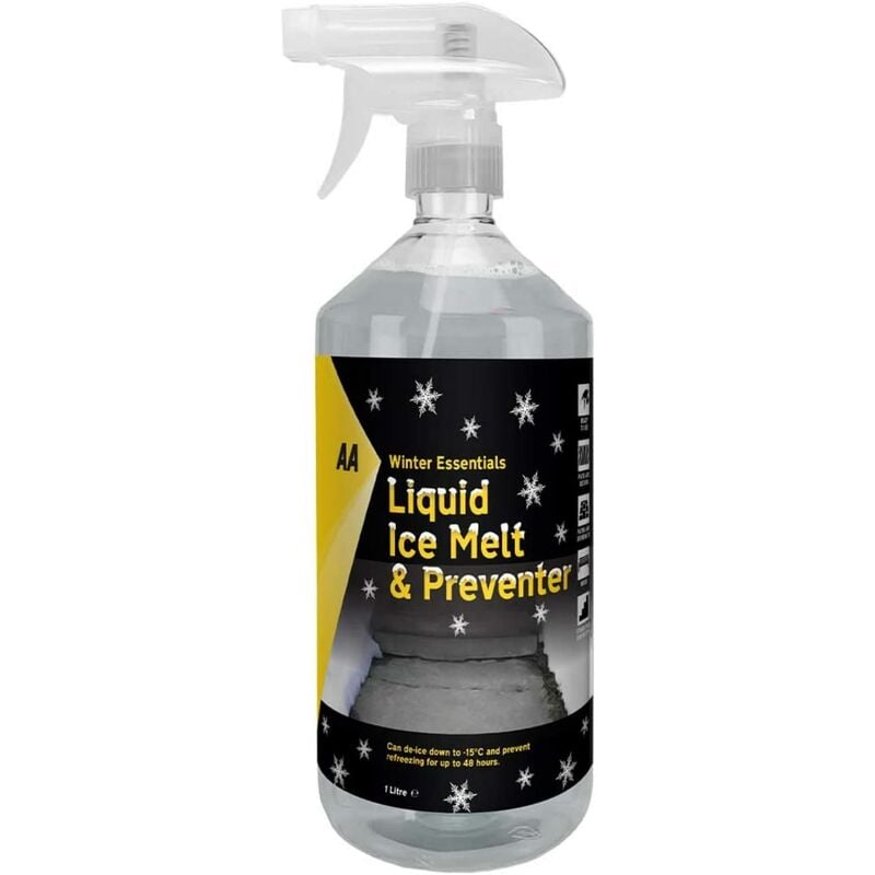 Essentials - Liquid Ice Melt and Preventer - 1L - Works Down to -15 Degrees Celsius : Amazon.co.uk: diy & Tools - AA