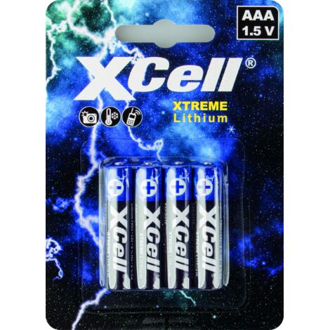 AAA/FR03. 1,5V, 1000 mAh 4 Blister