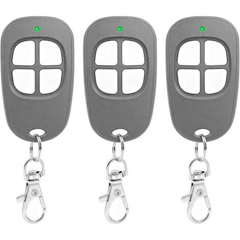 AAM0049 AAM0085 AAM0121 Telecommande Portail, 433,92 MHz Télécommande Compatible with SCS Sentinel AAM0135, 4 canaux Bip Portail Porte De Garage (3pcs)