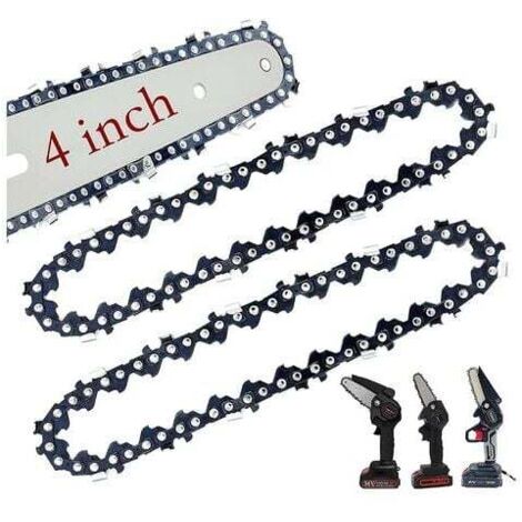 Aamunpa-Lot de 2 mini chanes de trononneuse 4 pouces chanes de rechange