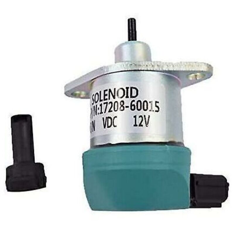 Roleader - Aamunpa-Solénode d'arrêt de carburant 17208-60015 17208-60016 17208-60017 17208-60010 convient pour Kubota V1205 V1505 V1305 D1105 D1005