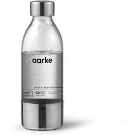 Aarke Bouteille PET 650 ml Transparent pour Eau Gazeuse