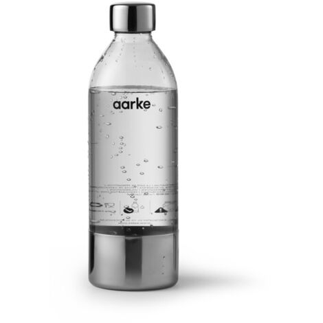 Aarke Bouteille PET transparente 1 litre sans BPA