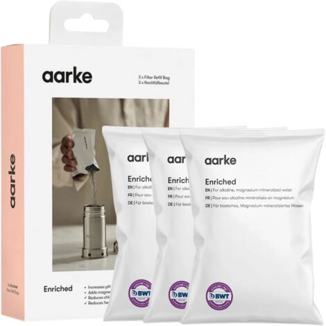 Aarke Enriched Alkaline + Magnesium Pink Granuli.