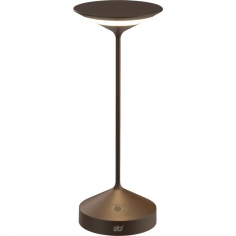 Ab+ Tempo Tischlampe Weiß – Wiederaufladbar, 2.2W LED, 180 Lumen, Modernes Design