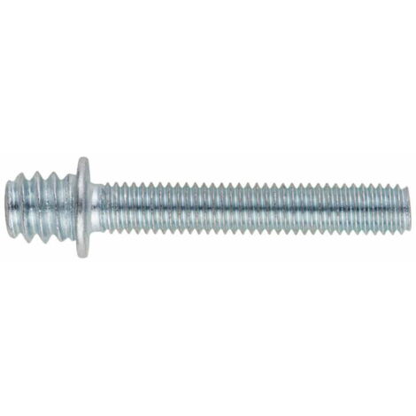 Index – Pattes à vis zinguées M6 x 40 pour collier de serrage – Acier C1008 – Boîte de 100 pièces – Revêtement 35µm ISO 4042 A2J