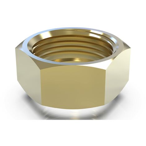 ABA Beul 14003.306.2 Dado Esagonale, Ottone, 3/8 x 12,5