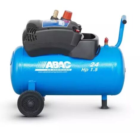 Abac - Compresseur à piston non lubrifié 1,5CV 8 bar 24L 230V Mono Direct - POLE POSITION O15