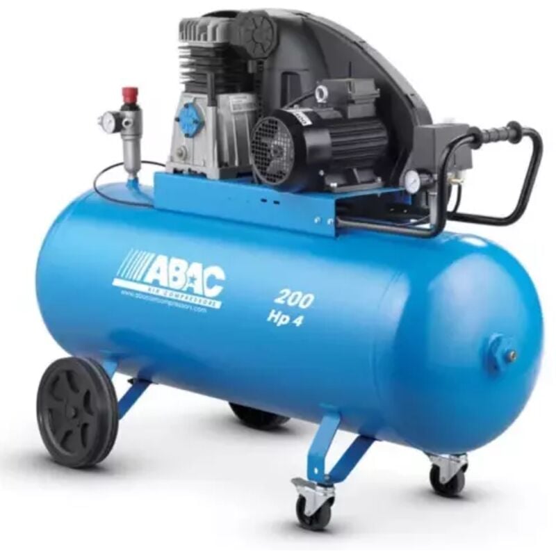 Compresseur à piston 4 cv 200 litres Abac
