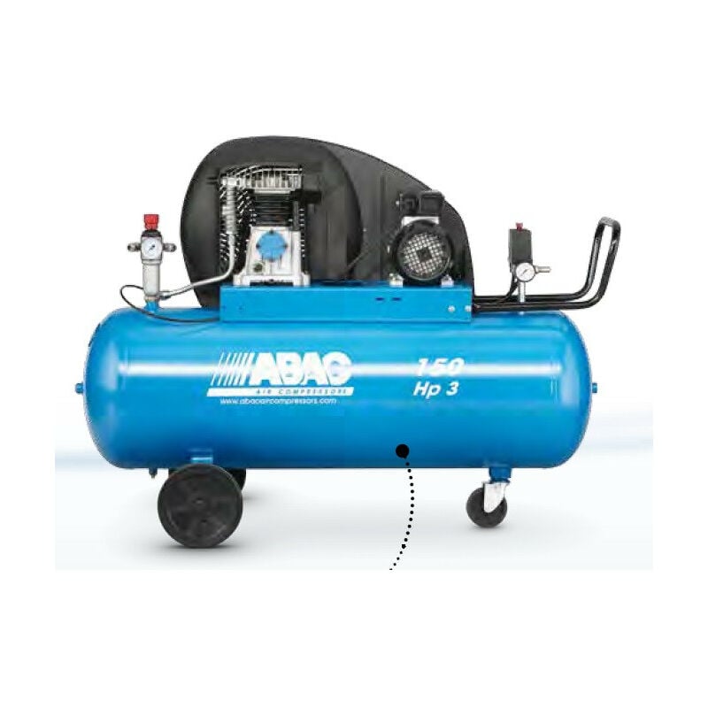 Compresseur Mono-étagé 150L 2CV 10 bar 15,3 m3/h - A29 150 CM2 - Abac