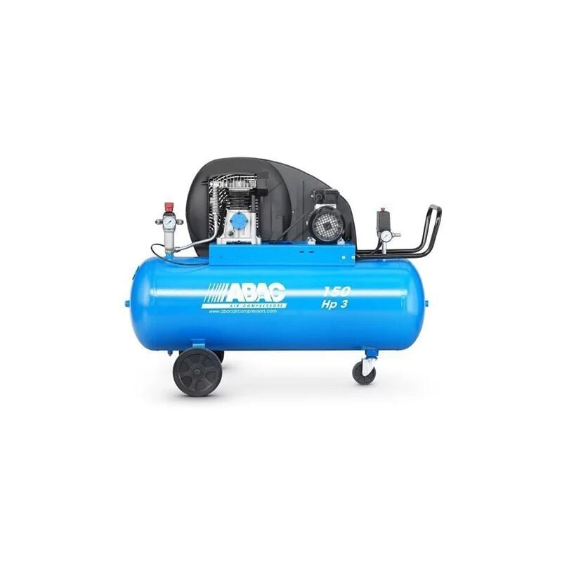 Compresseur d'air à piston 150 litres 3 cv Abac