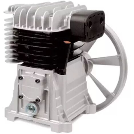 Abac – Tête de compression 3CV 9 bar – Débit 22 m³/h – Volant 280 mm – Filtre d'aspiration – Compatible outils pneumatiques - ABAC 3 CV
