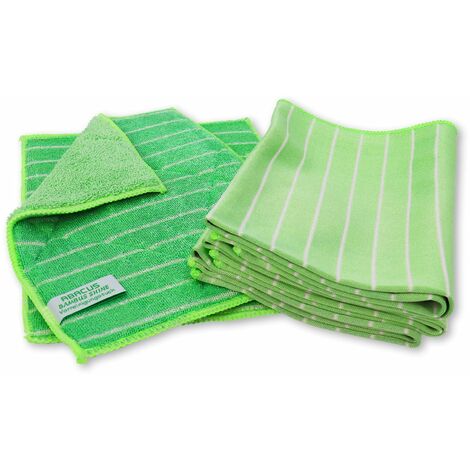 50x Microfasertücher Putztuch grün "Zaubertuch* 