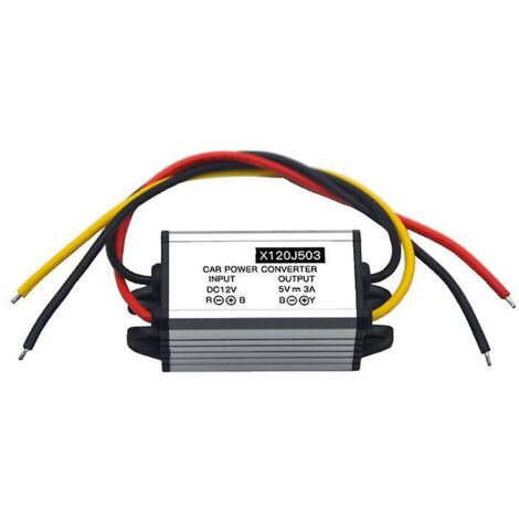 abaisseur De Tension 24v 12v, Convertisseur De Tension Dc-dc Convertisseur De Tension De Puissance 5a 60w Avec Fusible Tanche, Pour Chariot Golf L