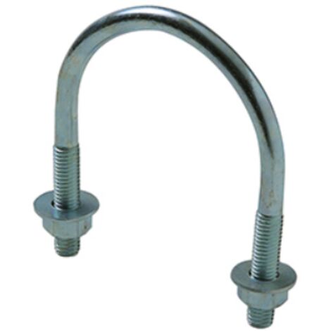 ABARCON EN "U" COMPLETO INOX A2(304) M8-3" - ATUSA
