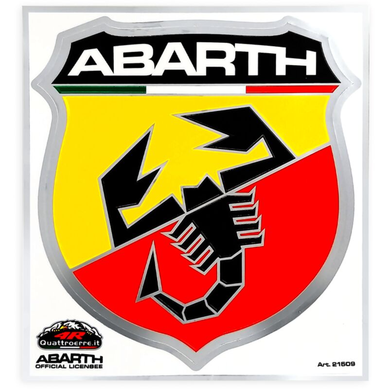 Abarth Adesivo Racing Tabs Scudetto Gigante