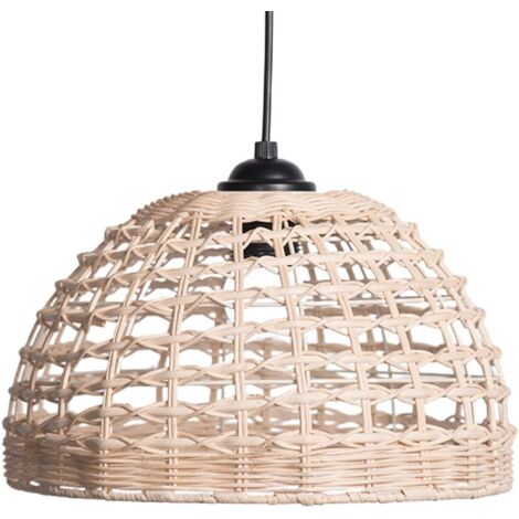 Abat - jour à suspension en rotin - Couverture d’abat - jour de lampe