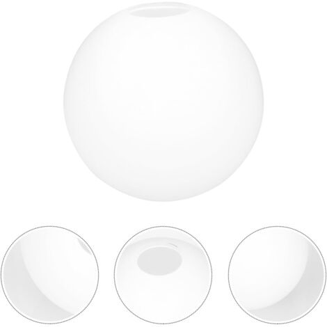 ABAT-JOUR BOULE EN VERRE LAITEUX 10 cm Abat-jour mat sans fil