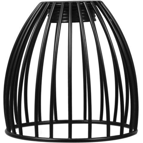 Abat-Jour Cage Métallique Pour Suspension 8X8X8 Cm Abat-Jour En Fer Forgé Pour Lampe Intérieure Accessoire Luminaire Décoratif Style Industriel