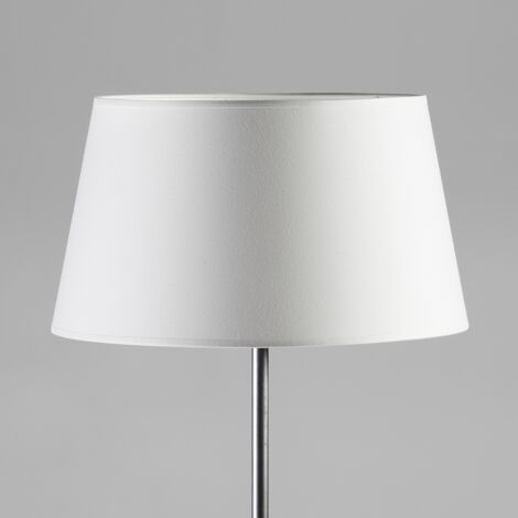 Abat-jour conique 45x35x26 Blanc Coton
