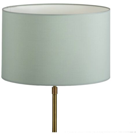 Abat-jour coton gris élégance moderne pour salon ou chambre - gris clair coton
