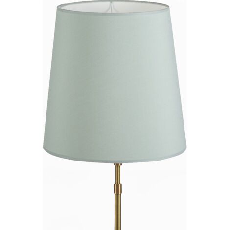 Abat-jour coton gris élégant pour une lumière douce et chaleureuse - gris clair coton