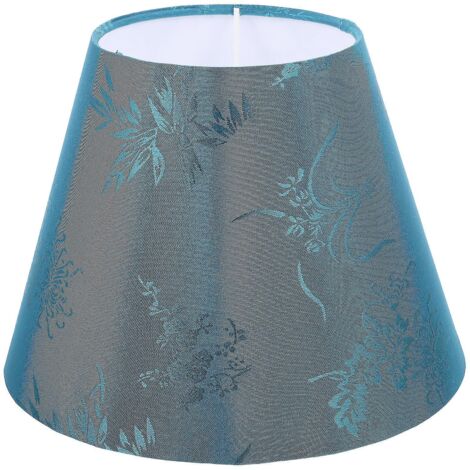 Abat-jour de lampe de bureau, accessoire d'éclairage, abat-jour en tissu de rechange - 23 x 23 x 17 cm - Bleu