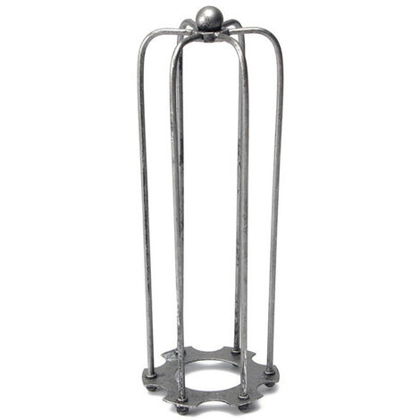 Abat-jour de Lampe métal gris 230 x 80 mm Industriel Vintage Rétro Abat-Jour Métal Pendentif Pendentif Lampe Cage Support