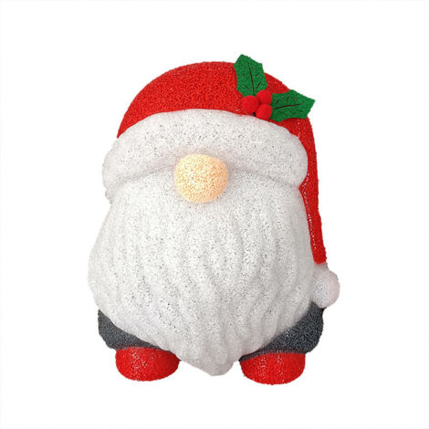 Abat-jour de Noël en forme de bonhomme de neige en EVA, grande applique murale à particules, veilleuse clignotante, convient aux personnes âgées, décorations festives pour les personnes de petite tail