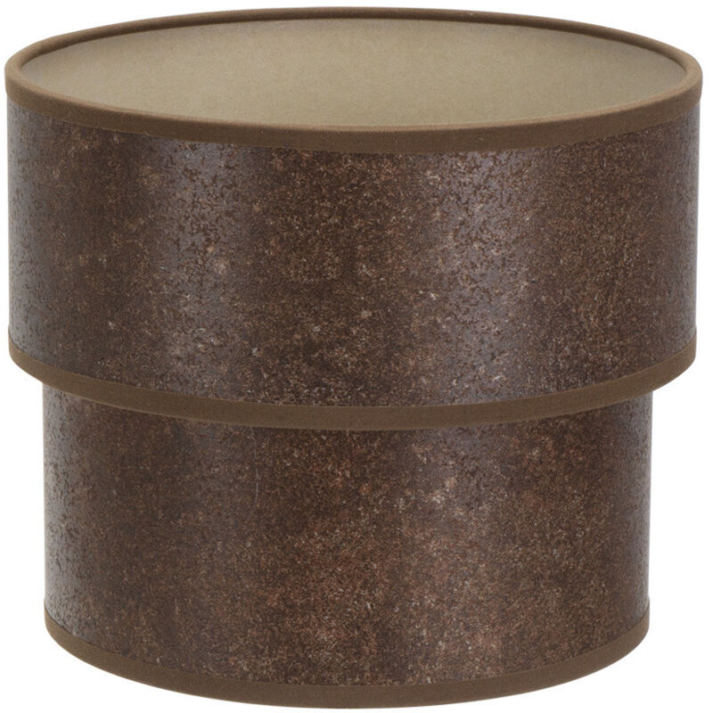 Abat-jour de table Double Smile Ruggine E14 (18 x 16 x 16 cm), multicolore, taille unique - Fabrilamp